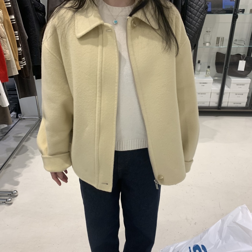 THE BRUNCH東大門㊣直郵女士新品真品熱賣時尚休閑短款大衣THE BRUNCH短款大衣圖色1