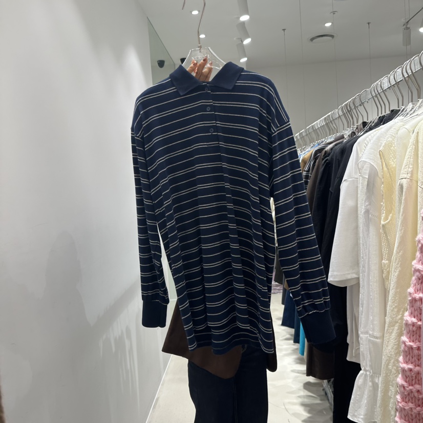 NEROLI 36韓國代購㊣女士新款休閑人氣職業時尚真品長袖T恤NEROLI 36長袖T恤圖色1深藍色