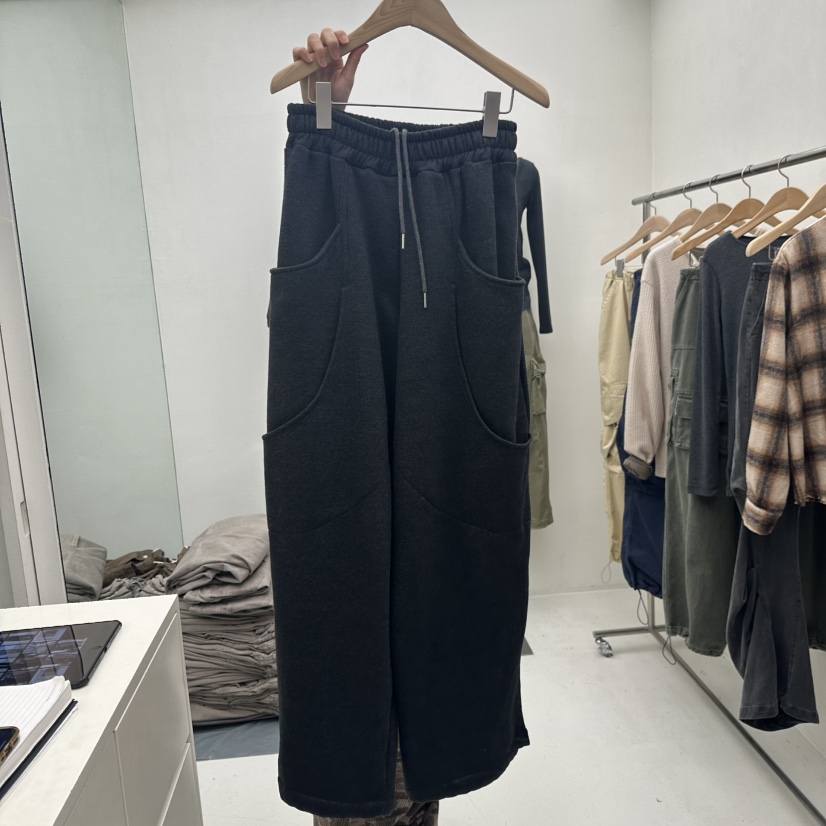 CHAV東大門㊣實拍女士新品休閑人氣職業熱賣休閑褲口袋寬松CHAV休閑褲圖色2