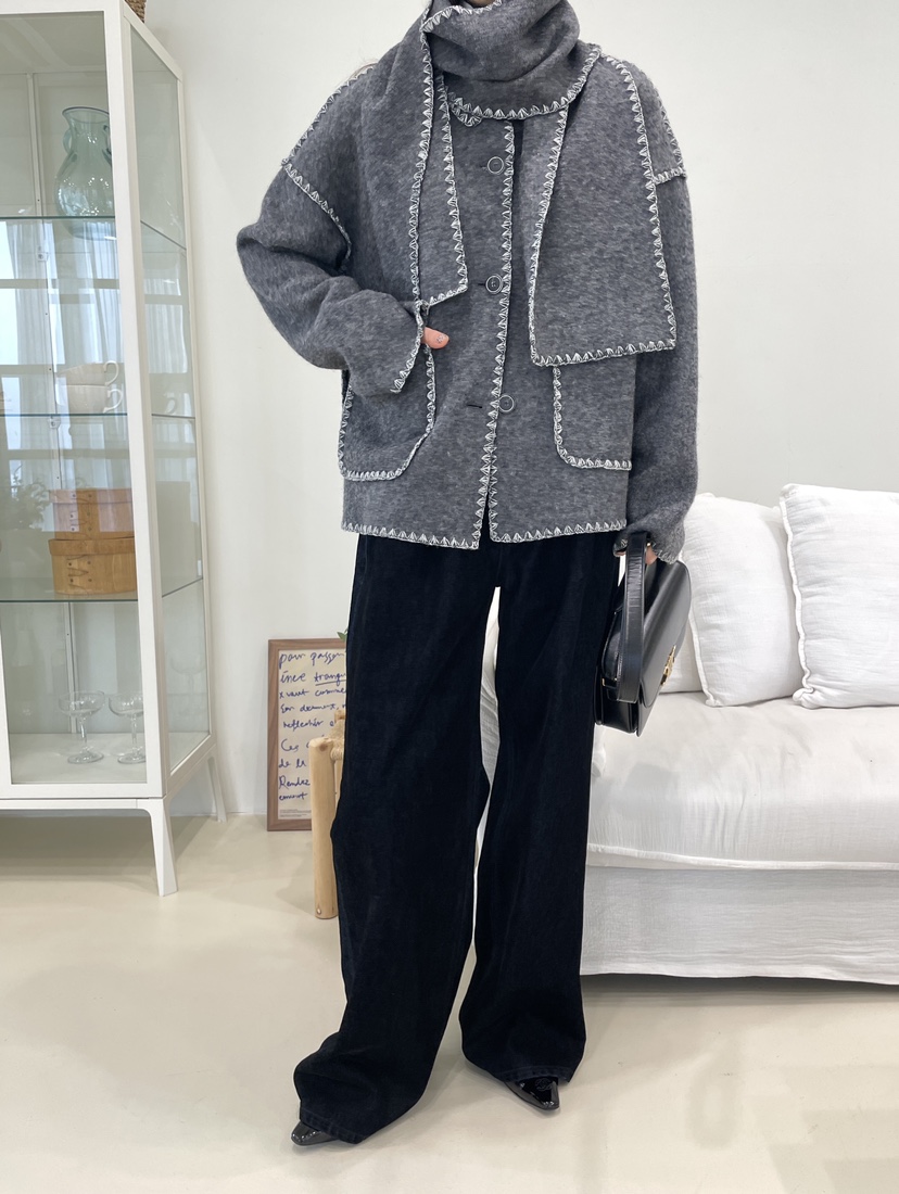 CHAHEE韓國代購㊣女士新品人氣休閑真品推薦熱賣25秋冬夾克CHAHEE夾克