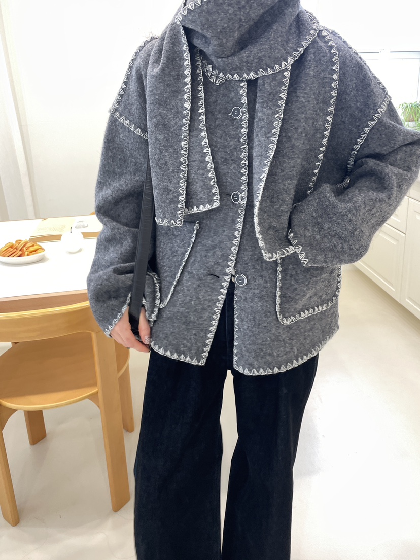 CHAHEE韓國代購㊣女士新品人氣休閑真品推薦熱賣25秋冬夾克CHAHEE夾克