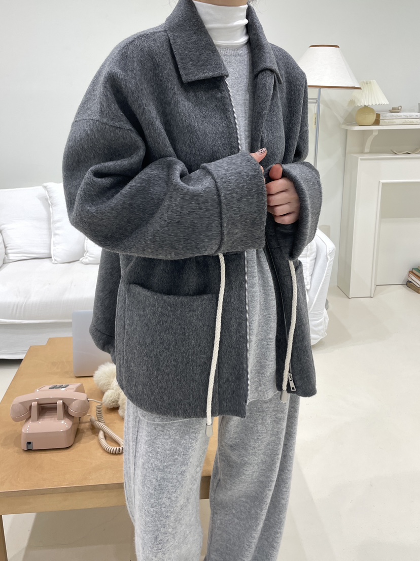 CHAHEE東大門㊣直郵女裝新款熱賣時尚人氣休閑推薦短款大衣CHAHEE短款大衣