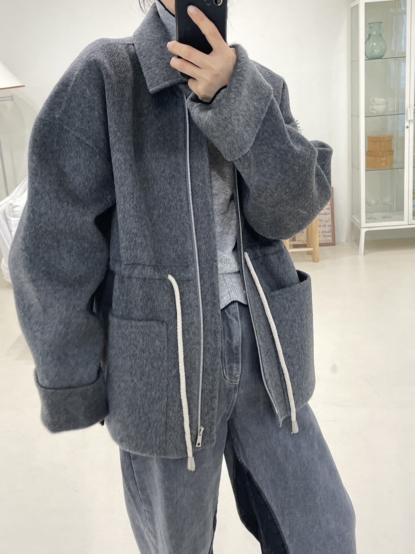 CHAHEE東大門㊣直郵女裝新款熱賣時尚人氣休閑推薦短款大衣CHAHEE短款大衣