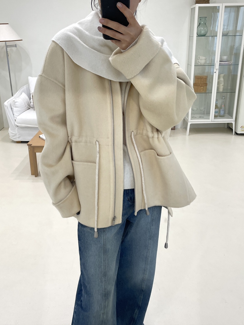 CHAHEE東大門㊣直郵女裝新款熱賣時尚人氣休閑推薦短款大衣CHAHEE短款大衣