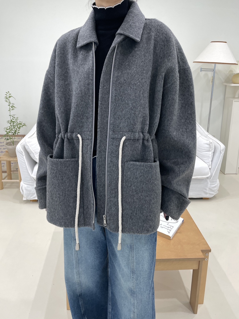 CHAHEE東大門㊣直郵女裝新款熱賣時尚人氣休閑推薦短款大衣CHAHEE短款大衣