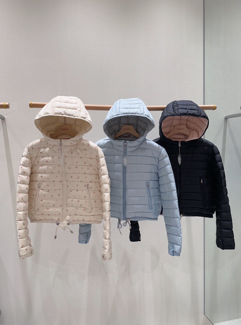 MARKE-P韓國直郵㊣女裝新款推薦時尚25秋冬人氣短款羽絨服MARKE-P短款羽絨服