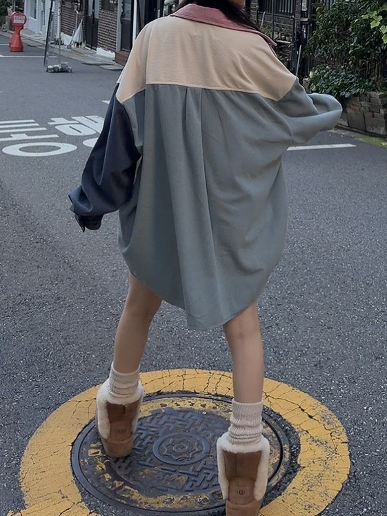 PALETTE-Q東大門㊣直郵女士新品熱賣時尚真品人氣襯衫蕾絲衫PALETTE襯衫/蕾絲衫