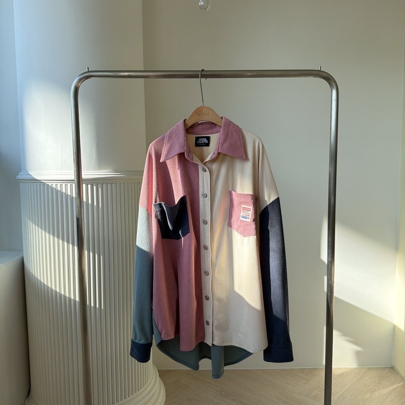 PALETTE-Q東大門㊣直郵女士新品熱賣時尚真品人氣襯衫蕾絲衫PALETTE襯衫/蕾絲衫圖色1