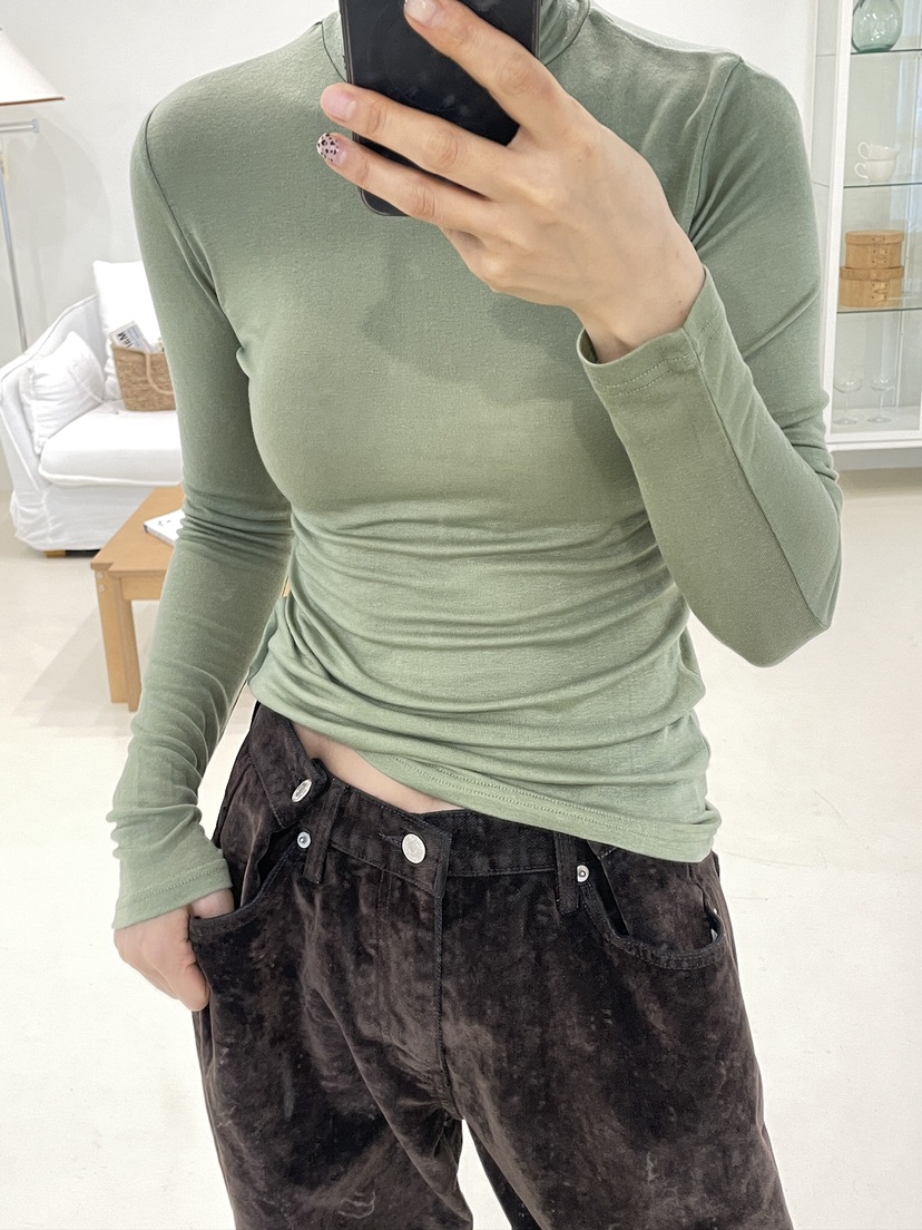 CHAHEE東大門㊣直郵女裝新品推薦人氣時尚休閑熱賣長袖T恤天絲CHAHEE長袖T恤