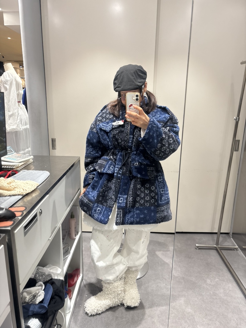 PLATFORM-L韓國直郵㊣女裝新品推薦熱賣25秋冬時尚夾克羊毛PLATFORM夾克