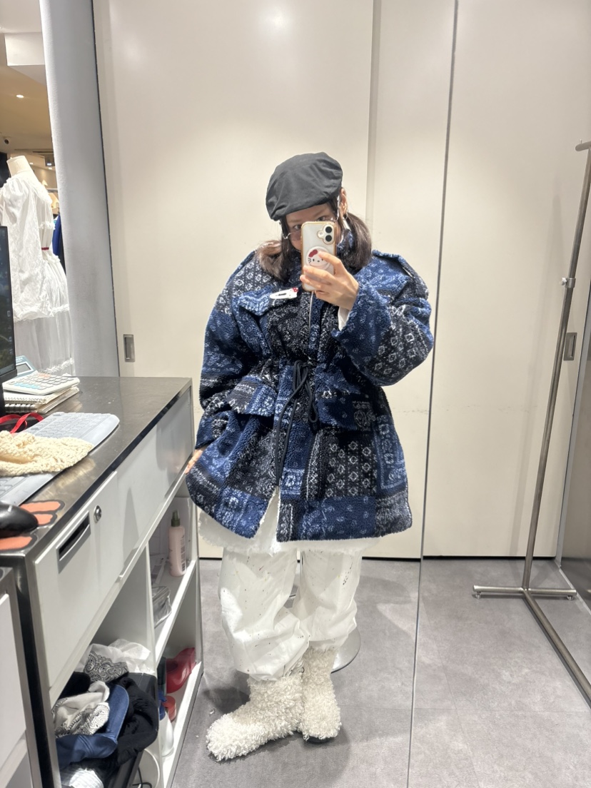 PLATFORM-L韓國直郵㊣女裝新品推薦熱賣25秋冬時尚夾克羊毛PLATFORM夾克