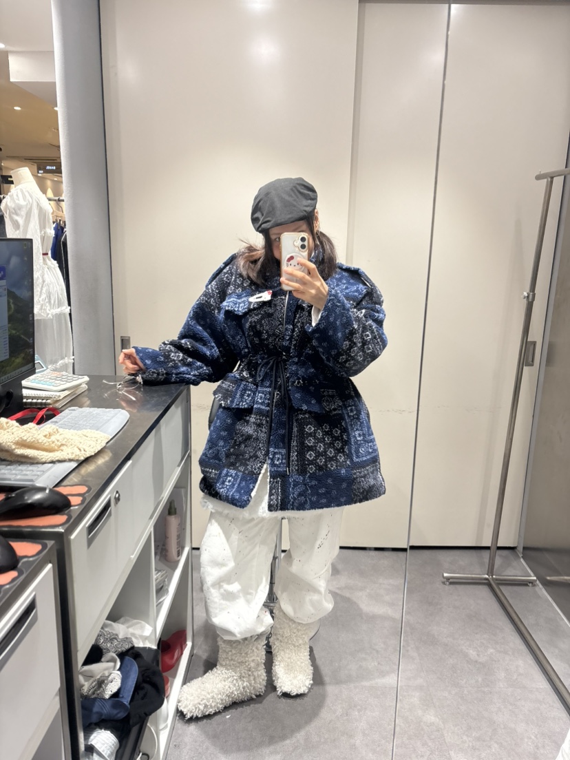 PLATFORM-L韓國直郵㊣女裝新品推薦熱賣25秋冬時尚夾克羊毛PLATFORM夾克