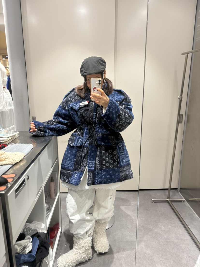 PLATFORM-L韓國直郵㊣女裝新品推薦熱賣25秋冬時尚夾克羊毛PLATFORM夾克