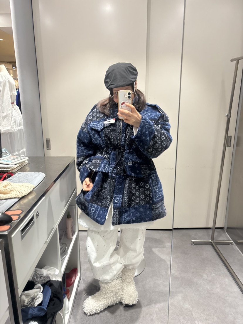 PLATFORM-L韓國直郵㊣女裝新品推薦熱賣25秋冬時尚夾克羊毛PLATFORM夾克