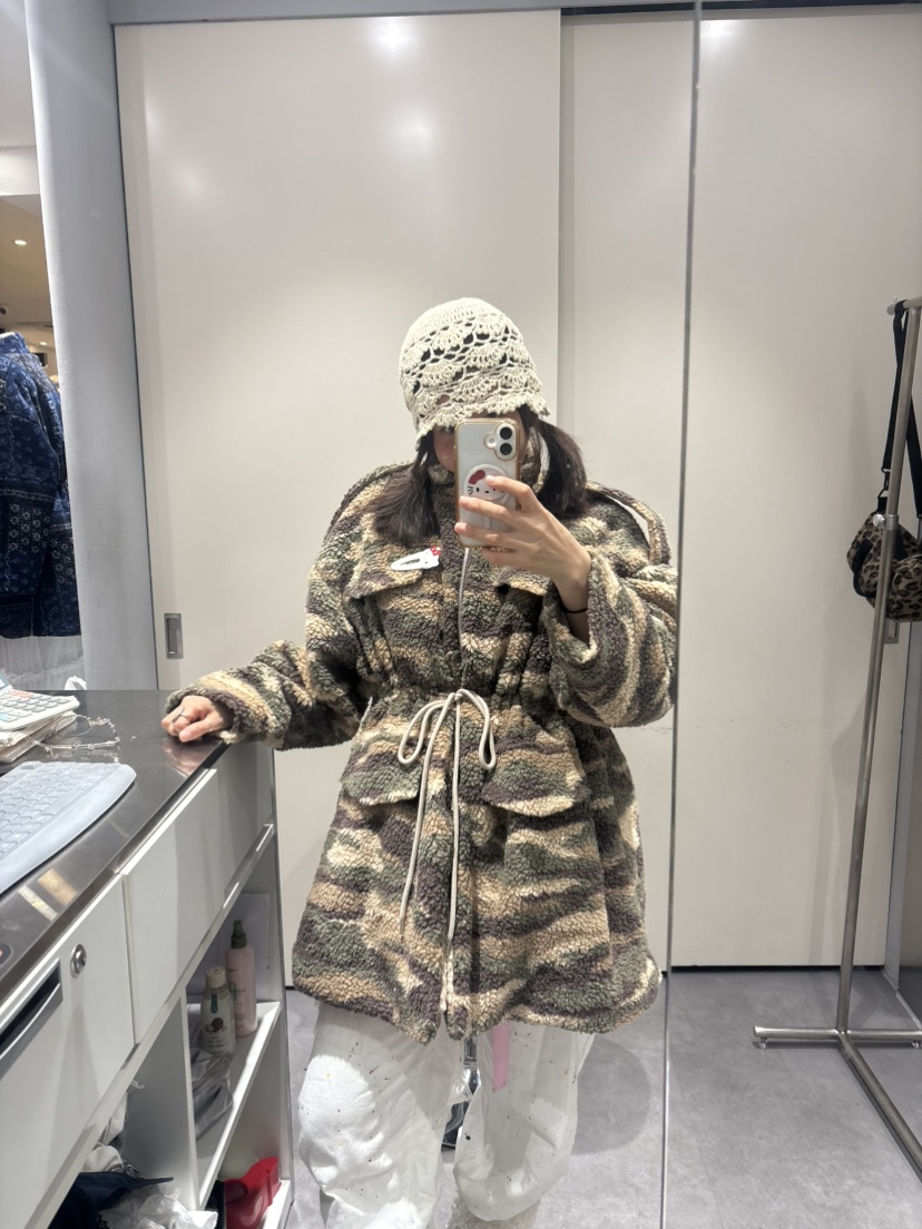 PLATFORM-L韓國直郵㊣女裝新品推薦熱賣25秋冬時尚夾克羊毛PLATFORM夾克