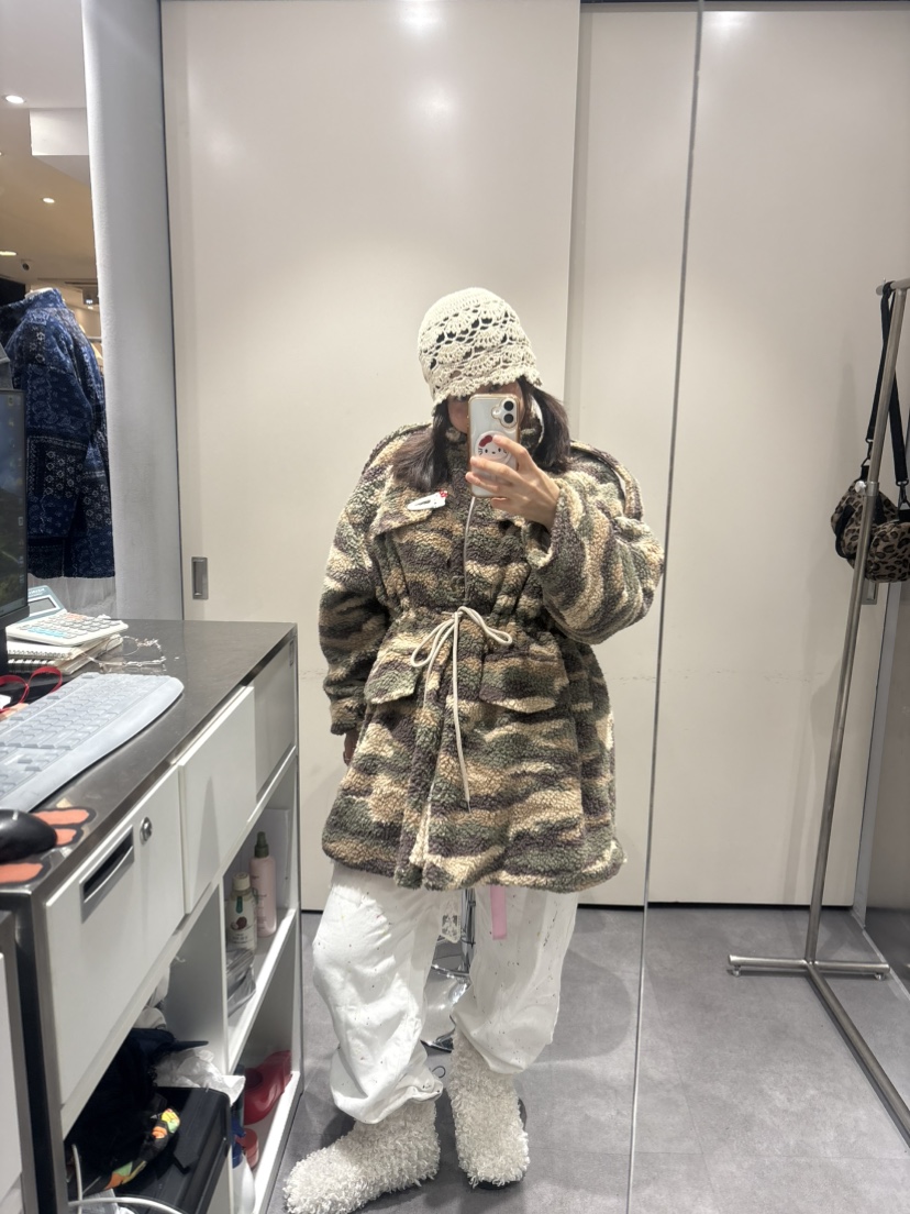 PLATFORM-L韓國直郵㊣女裝新品推薦熱賣25秋冬時尚夾克羊毛PLATFORM夾克