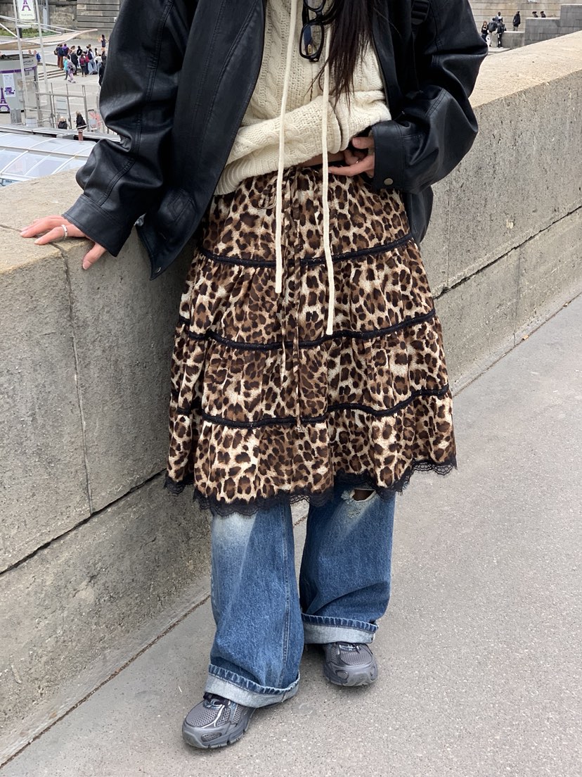 SUNDER MARKET東大門㊣實拍女士新款時尚休閑半身裙中短裙SUNDER MARKET半身裙/中短裙