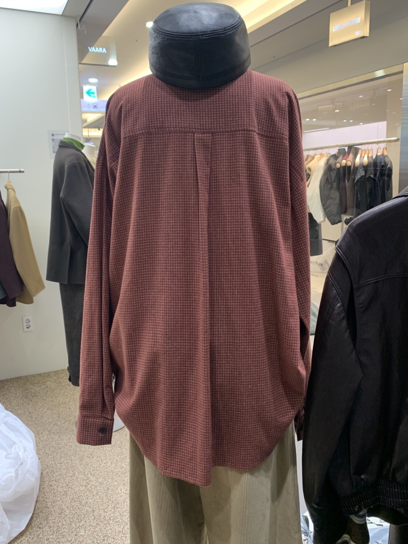 VAARA韓國直郵㊣女裝新款熱賣25秋冬休閑人氣襯衫蕾絲衫格子VAARA襯衫/蕾絲衫