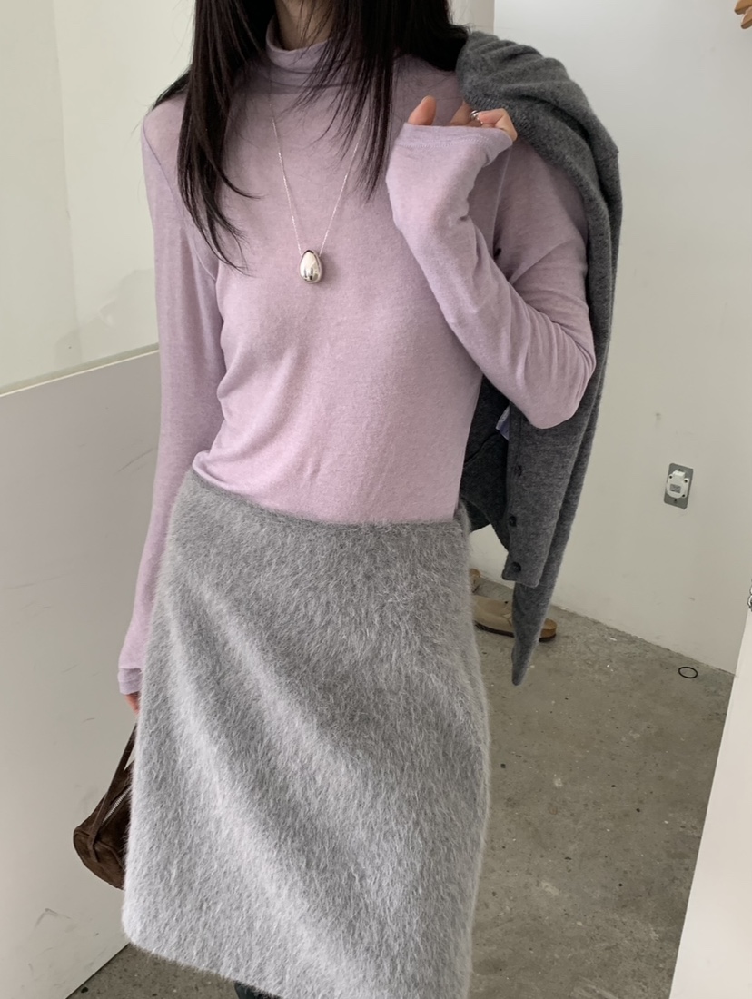 VAARA東大門㊣代購女士新款人氣休閑真品25秋冬長袖T恤羊毛絲綢VAARA長袖T恤
