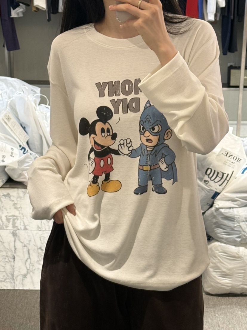 MONE-A韓國代購㊣女士新品休閑推薦人氣職業時尚真品長袖T恤MONE-A長袖T恤