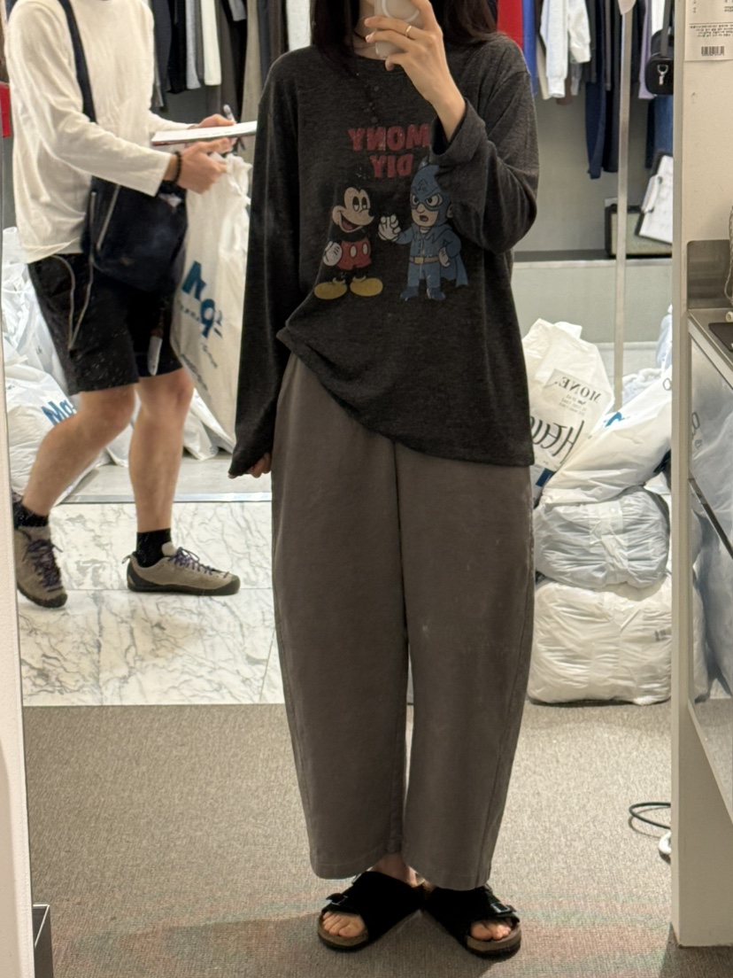 MONE-A韓國代購㊣女士新品休閑推薦人氣職業時尚真品長袖T恤MONE-A長袖T恤
