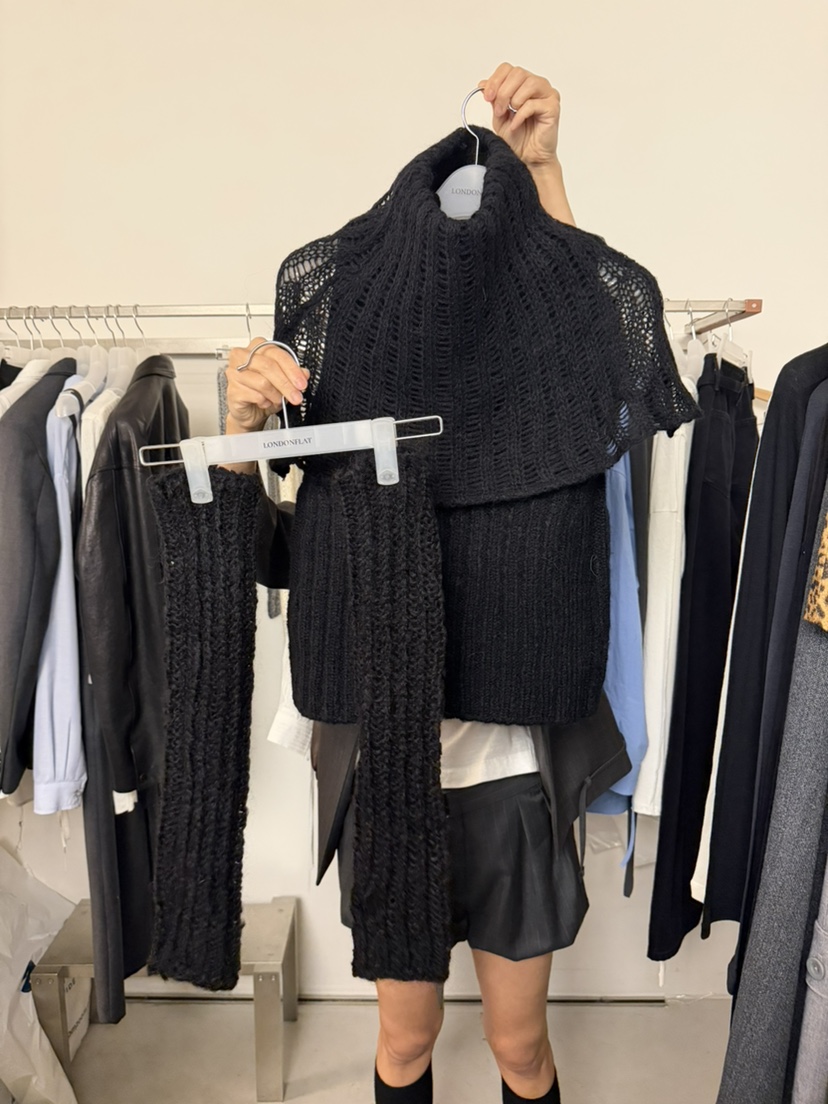LONDON FLAT東大門㊣實拍女士新品熱賣休閑真品針織衫羊駝毛LONDON FLAT針織衫