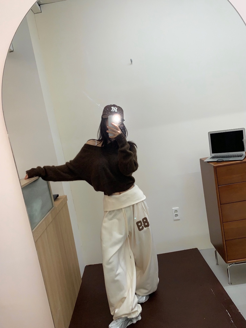 BADCALM東大門㊣直郵女裝新款休閑時尚職業人氣真品25秋冬休閑褲BADCALM休閑褲