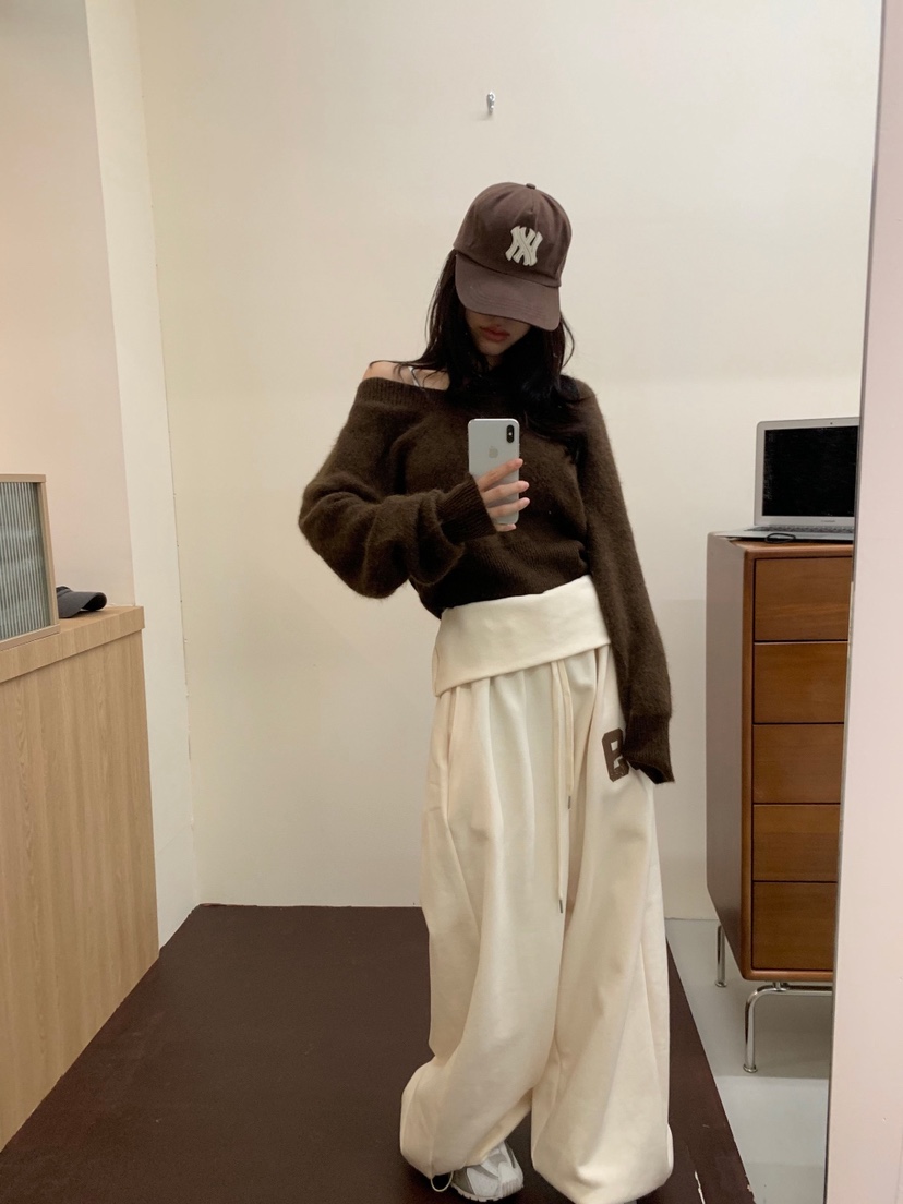 BADCALM東大門㊣直郵女裝新款休閑時尚職業人氣真品25秋冬休閑褲BADCALM休閑褲