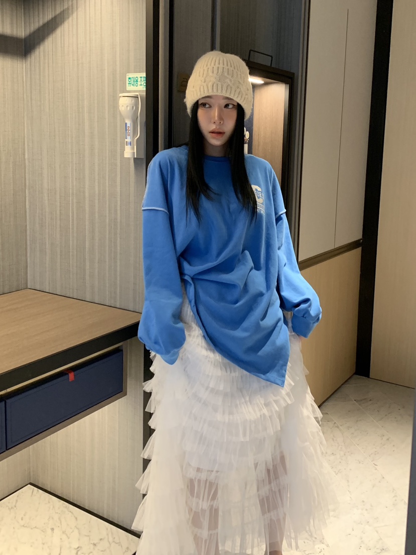 BADCALM東大門㊣代購女裝新款熱賣推薦25秋冬職業休閑長袖T恤BADCALM長袖T恤