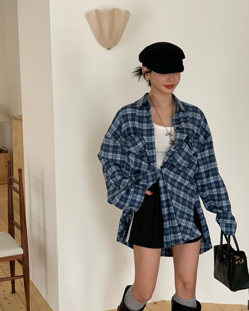 REVE CITE-L東大門㊣直郵女裝新款休閑職業熱賣襯衫蕾絲衫REVE CITE襯衫/蕾絲衫