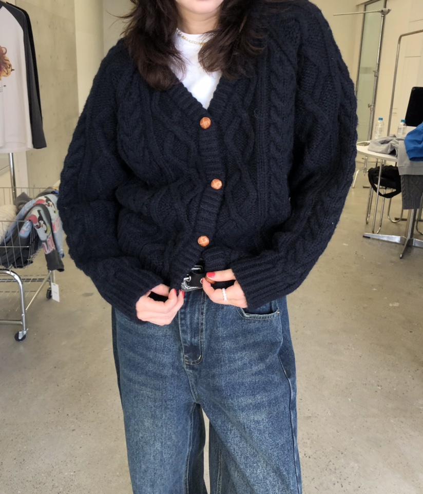 GLAD SOME東大門㊣代購女裝新款時尚職業真品人氣毛衣開衫GLAD SOME毛衣