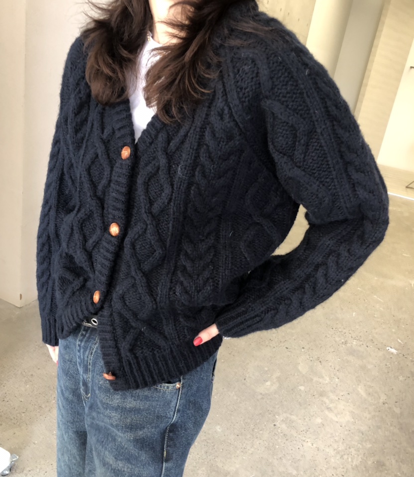 GLAD SOME東大門㊣代購女裝新款時尚職業真品人氣毛衣開衫GLAD SOME毛衣