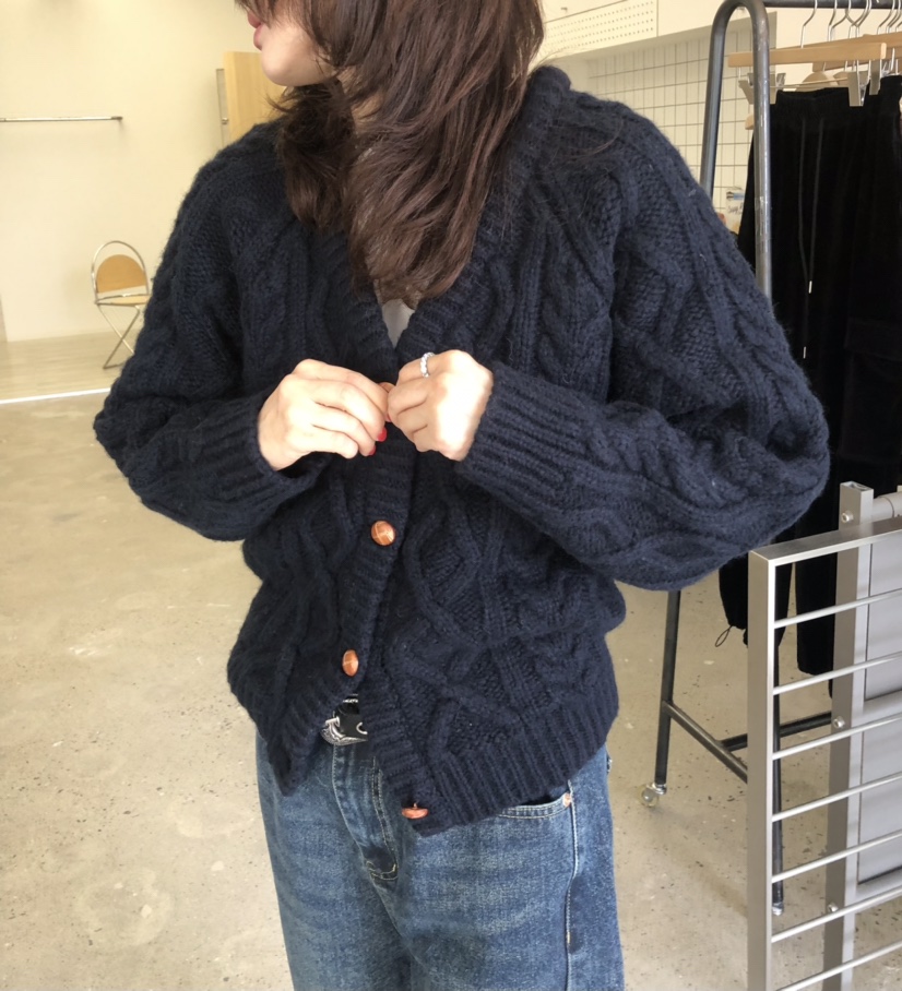 GLAD SOME東大門㊣代購女裝新款時尚職業真品人氣毛衣開衫GLAD SOME毛衣