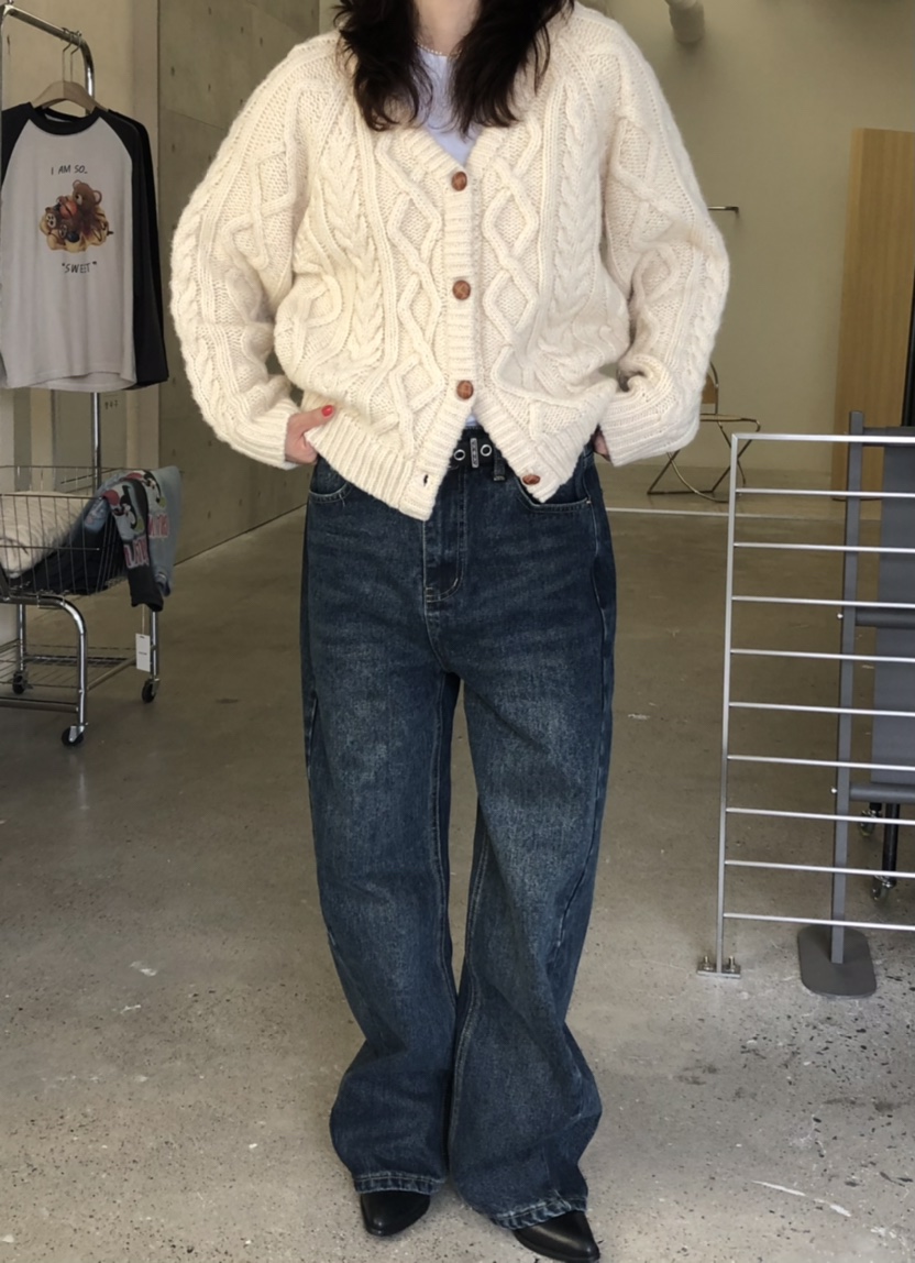 GLAD SOME東大門㊣代購女裝新款時尚職業真品人氣毛衣開衫GLAD SOME毛衣