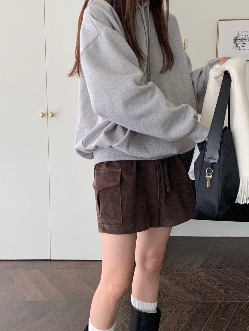 WOOD韓國直郵㊣女士新品推薦真品休閑人氣時尚衛衣連帽衫羊毛WOOD衛衣