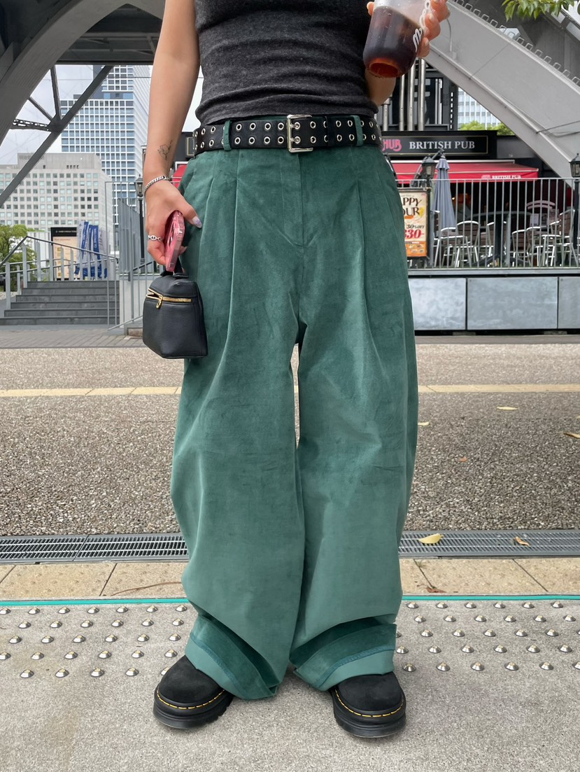 BYRING東大門㊣實拍女裝新款人氣熱賣時尚推薦職業休閑褲喇叭BYRING休閑褲圖色1