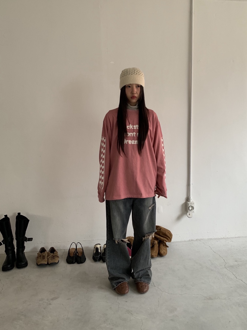 SUNDER MARKET東大門㊣直郵女裝新款時尚職業休閑熱賣牛仔褲SUNDER MARKET牛仔褲