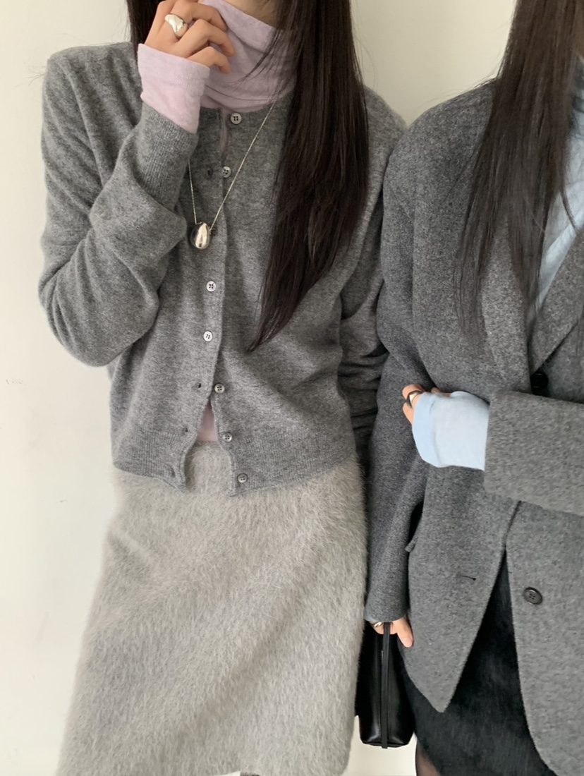 VAARA韓國直郵㊣女裝新品真品人氣25秋冬休閑針織衫美利奴羊毛VAARA針織衫
