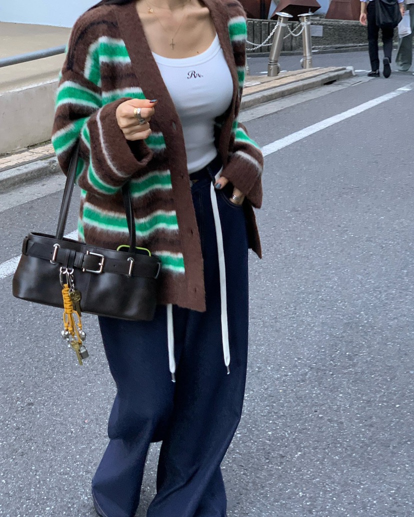REVE CITE-L東大門㊣代購女裝新品職業推薦時尚針織衫開衫REVE CITE針織衫