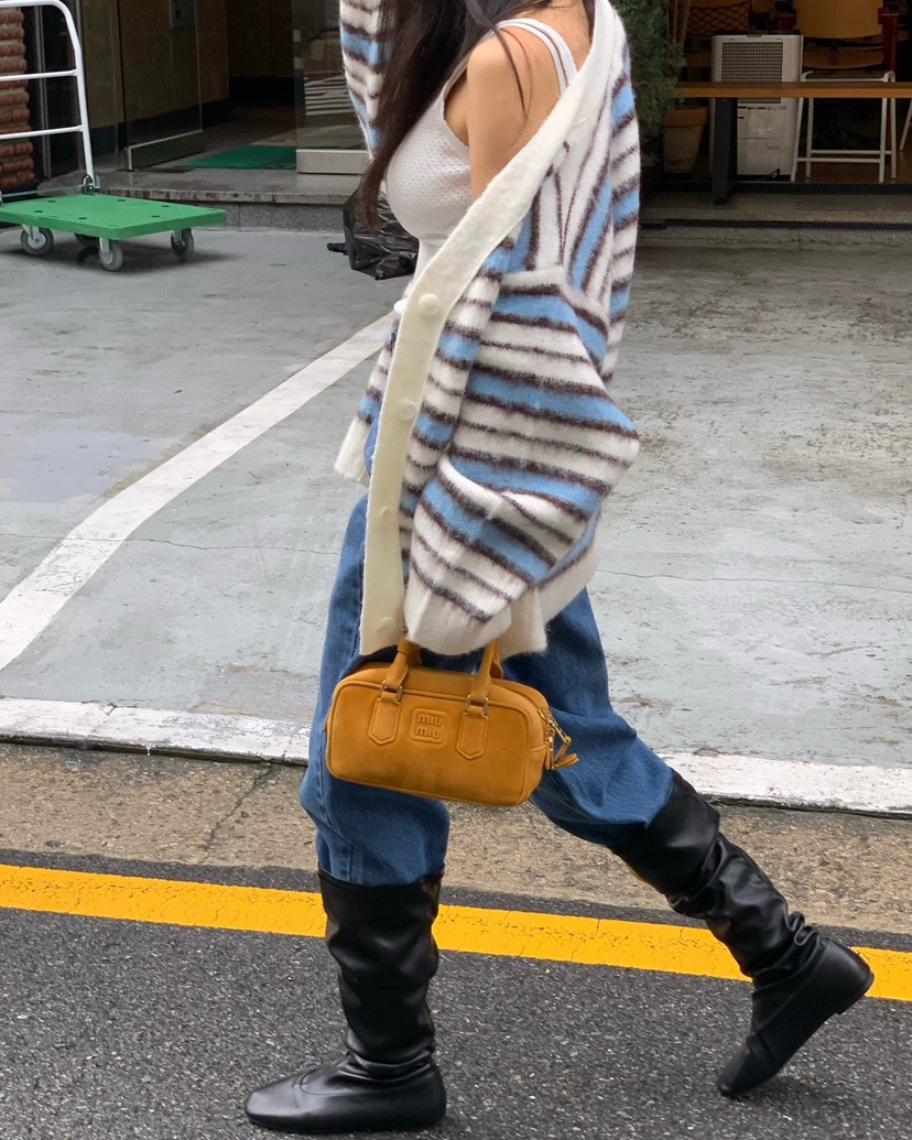 REVE CITE-L東大門㊣代購女裝新品職業推薦時尚針織衫開衫REVE CITE針織衫
