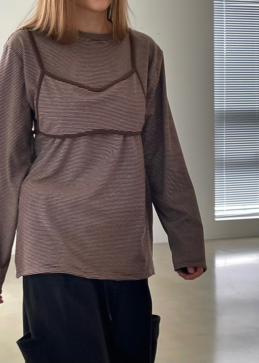 ANOTHER AVENUE韓國代購㊣女士新品職業休閑熱賣長袖T恤套裝ANOTHER AVENUE長袖T恤