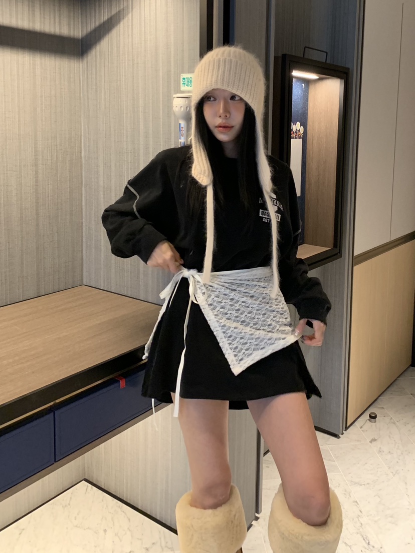 BADCALM韓國直郵㊣女裝新款職業時尚熱賣人氣推薦25秋冬短裙BADCALM短裙