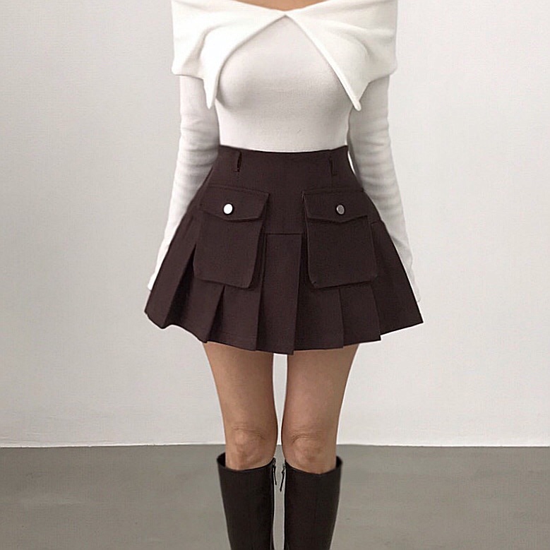 2TWO MOON東大門㊣代購女裝新款人氣職業推薦休閑真品短裙2TWO MOON短裙