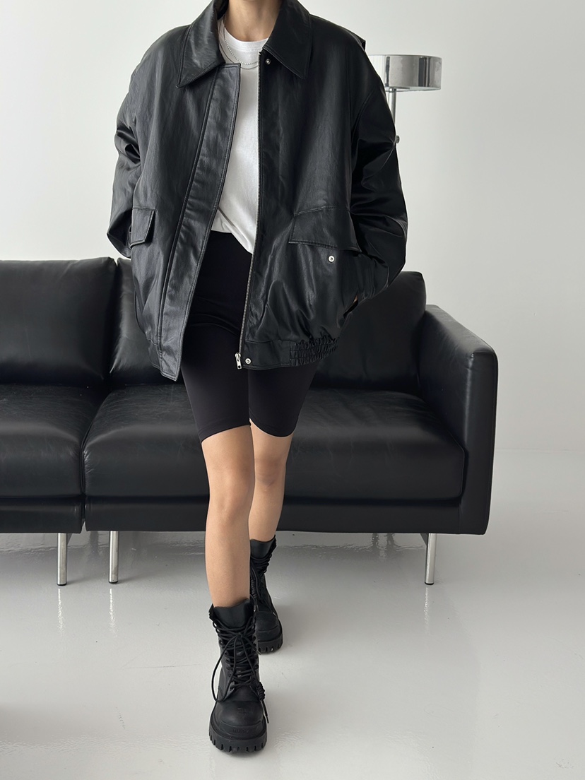 CELEBRITY-A東大門㊣直郵女士新品真品人氣25秋冬皮衣皮革CELEBRITY-A皮衣