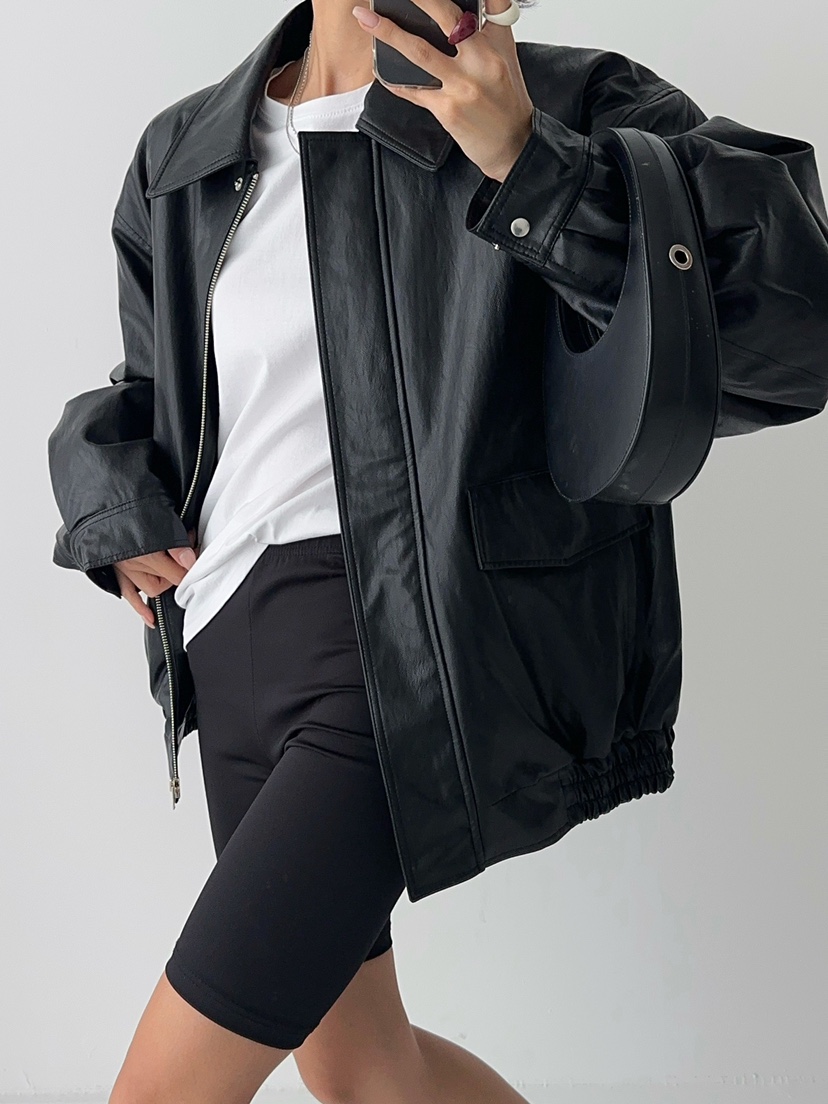 CELEBRITY-A東大門㊣直郵女士新品真品人氣25秋冬皮衣皮革CELEBRITY-A皮衣