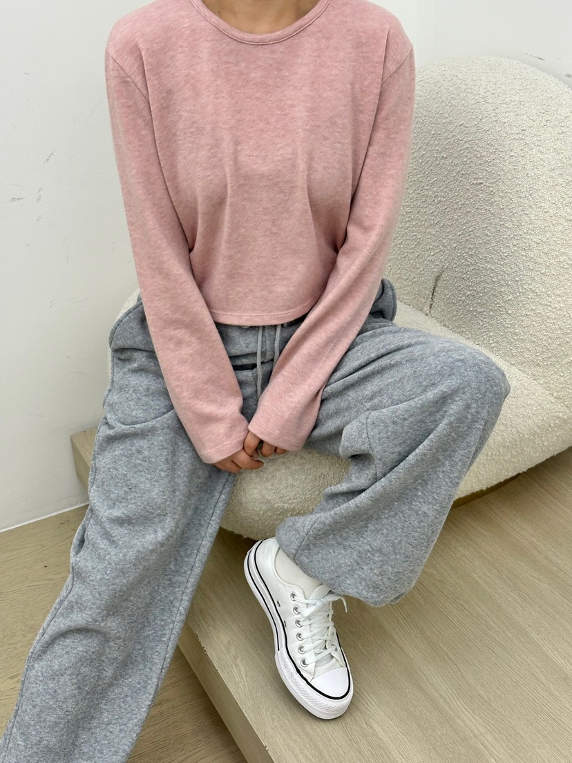 BUT韓國代購㊣女士新款人氣推薦時尚真品休閑職業長袖T恤羊毛button長袖T恤
