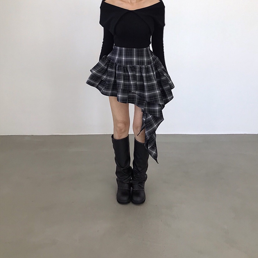 2TWO MOON韓國直郵㊣女士新品職業時尚25秋冬推薦真品短裙2TWO MOON短裙