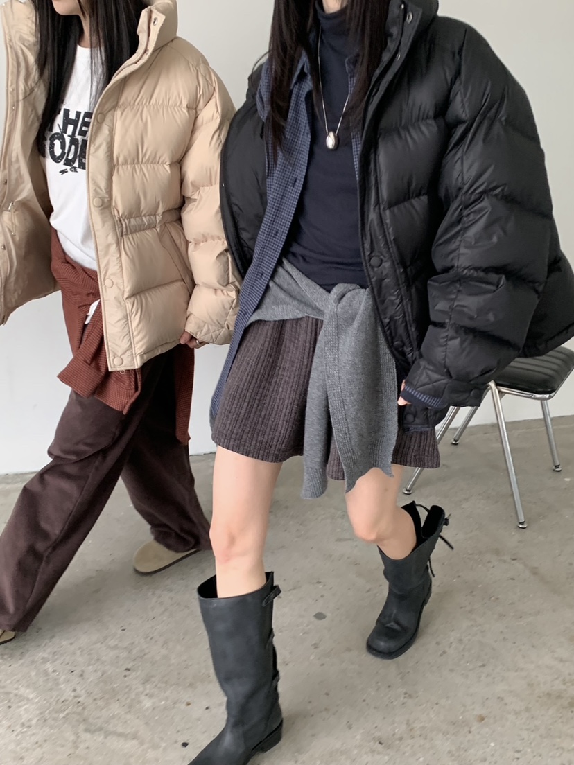 VAARA東大門㊣實拍女裝新品人氣25秋冬時尚推薦短款羽絨服填充VAARA短款羽絨服