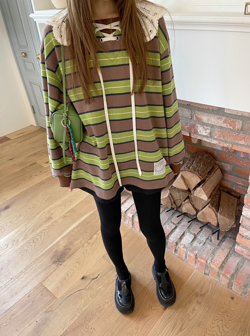 BOUTIQUE-L東大門㊣實拍女士新款25秋冬熱賣人氣推薦真品衛衣BOUTIQUE-L衛衣