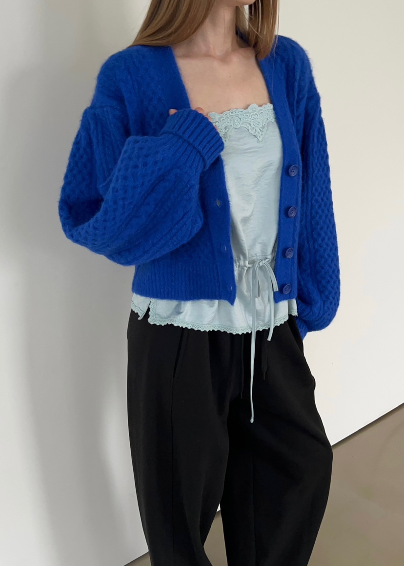 ANOTHER AVENUE韓國直郵㊣女士新品真品推薦職業毛衣羊駝復古ANOTHER AVENUE毛衣